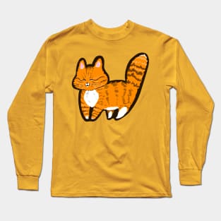 Happy gingey kitty Long Sleeve T-Shirt